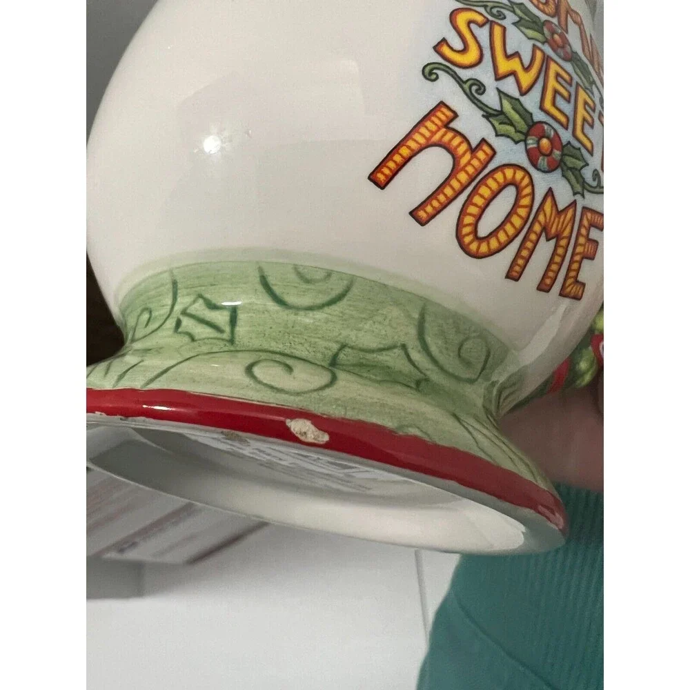 VTG Vintage 2000 Mary Engelbreit Home Sweet Home Christmas Mug